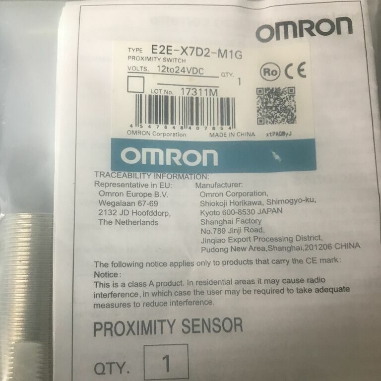 Датчик приближения Omron E2E-X7D2-M1G