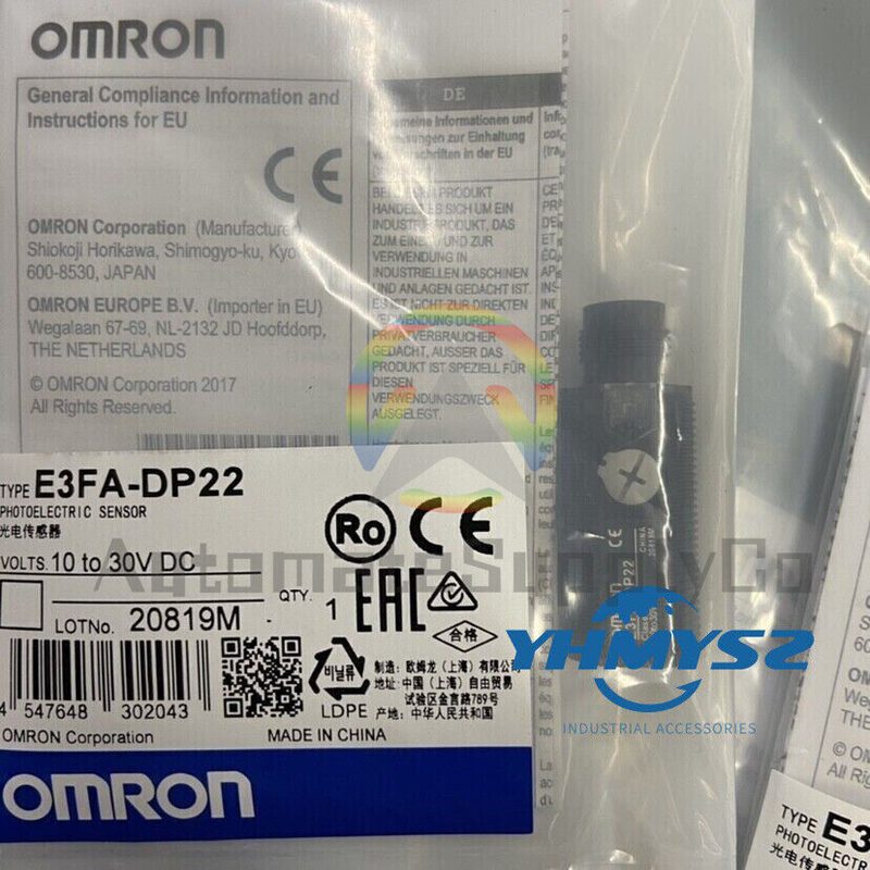 Фотоэлектрический датчик Omron E3FA-DP22
