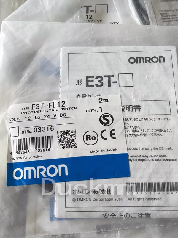 Фотоэлектрический датчик Omron E3T-FL12