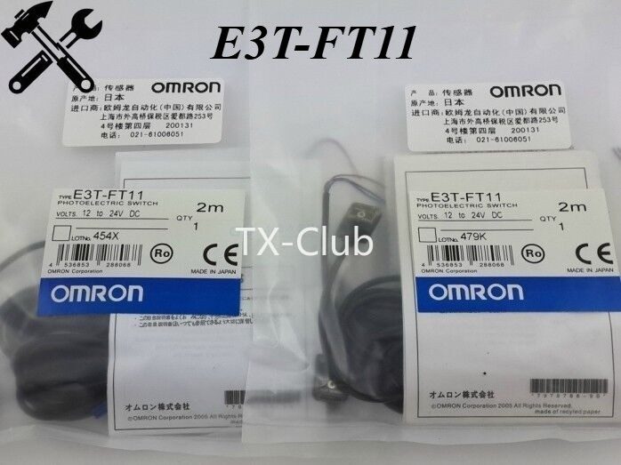 Фотоэлектрический датчик Omron E3T-FT11