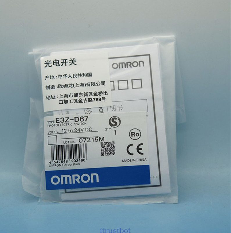 Фотоэлектрический датчик Omron E3Z-D67