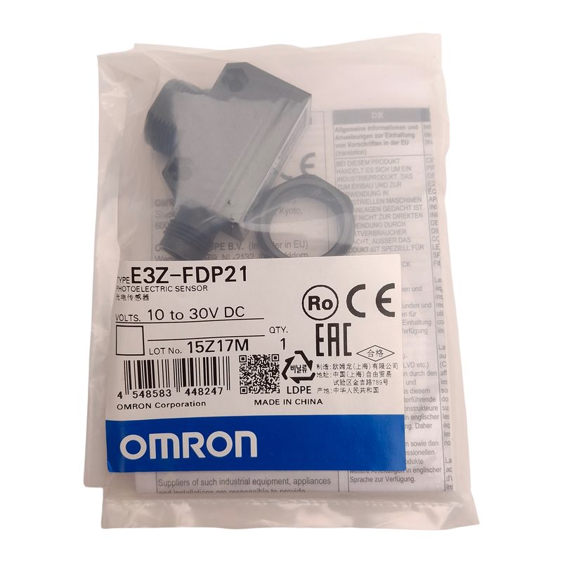 Фотоэлектрический датчик Omron E3Z-FDP21