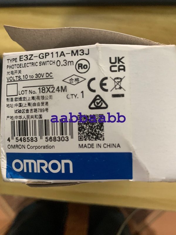 Фотоэлектрический датчик Omron E3Z-GP11A-M3J