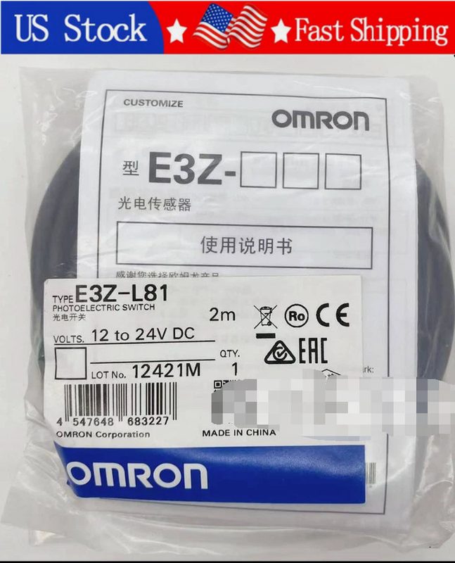 Фотоэлектрический датчик Omron E3Z-L81