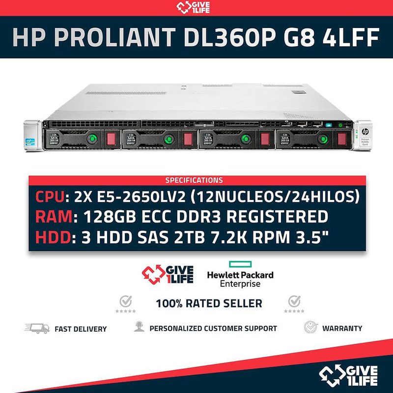 Сервер Dell E5-2650LV2