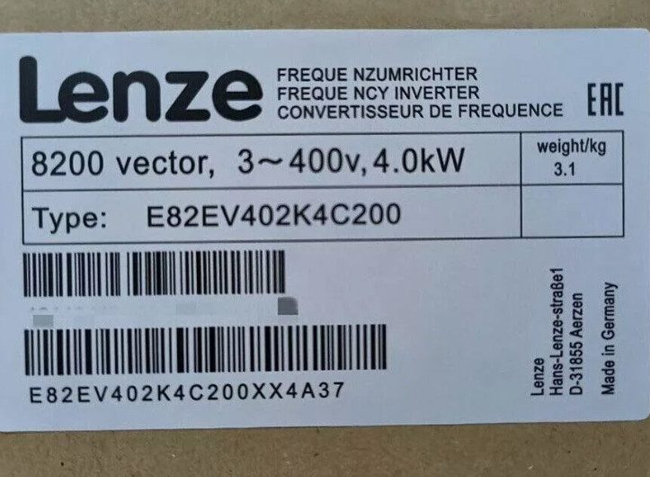Частотный преобразователь Lenze E82EV402K4C200