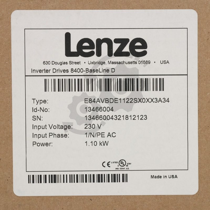 Частотный преобразователь Lenze E84AVBDE1122SX0