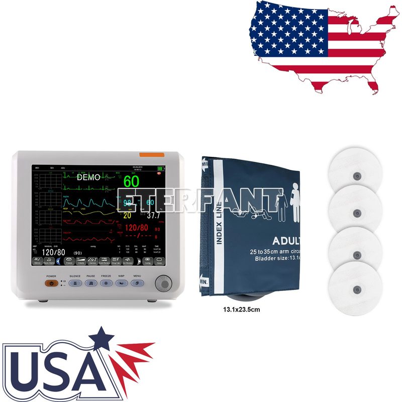 Электрокардиограф ECG/NIBP/RESP/TEMP/SPO2