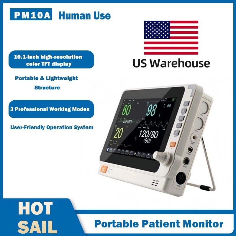 Электрокардиограф ECG/NIBP/SPO2/RESP/TEMP