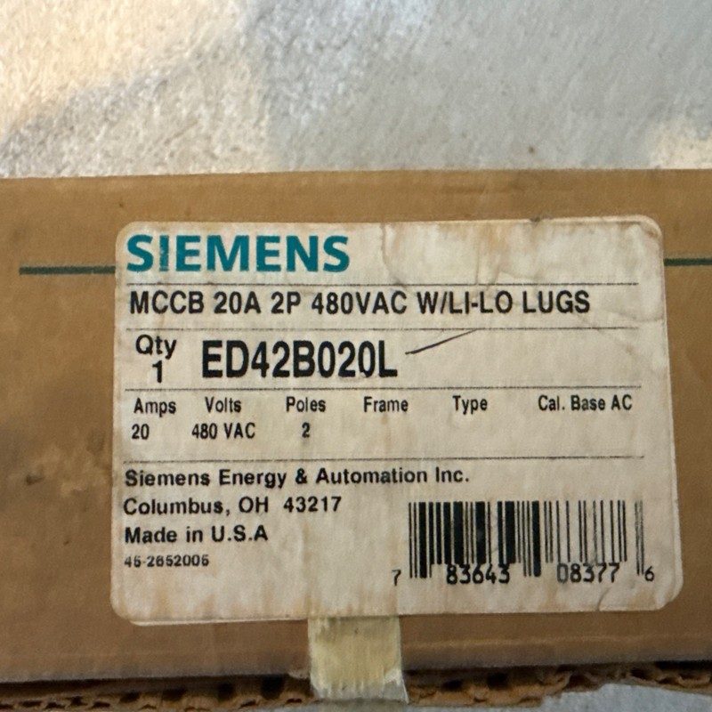 Автоматический выключатель Siemens ED42B020L