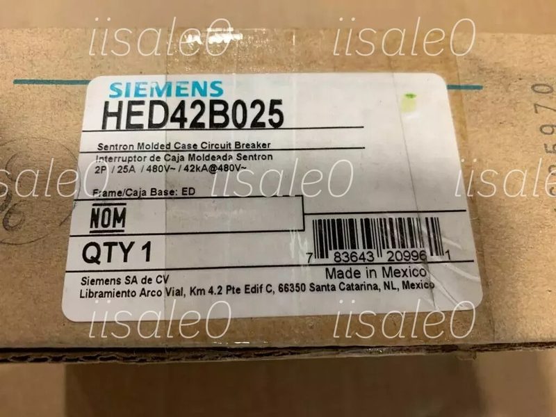 Автоматический выключатель Siemens ED42B025