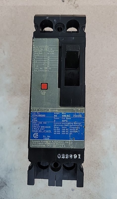 Автоматический выключатель Siemens ED42B080