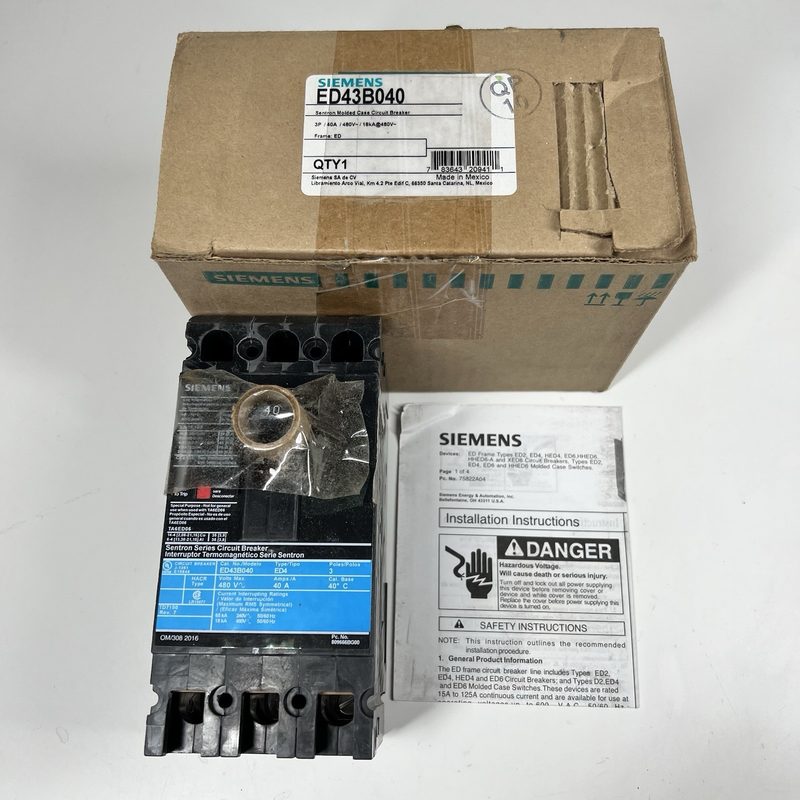 Автоматический выключатель Siemens ED43B040