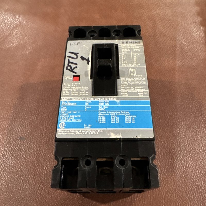 Автоматический выключатель Siemens ED63B035
