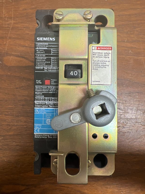 Автоматический выключатель Siemens ED63B040
