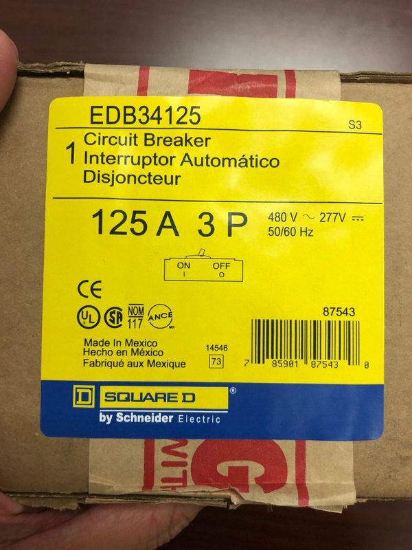 Автоматический выключатель EDB34125
