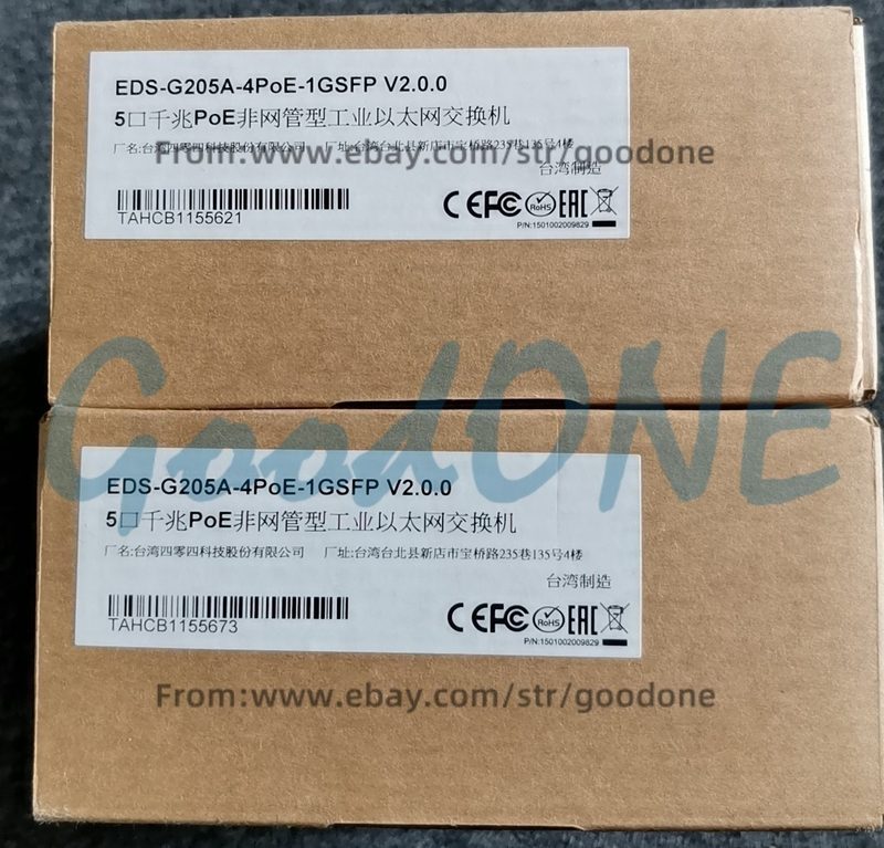 IIoT-устройство Moxa EDS-205A-4POE-1GSFP
