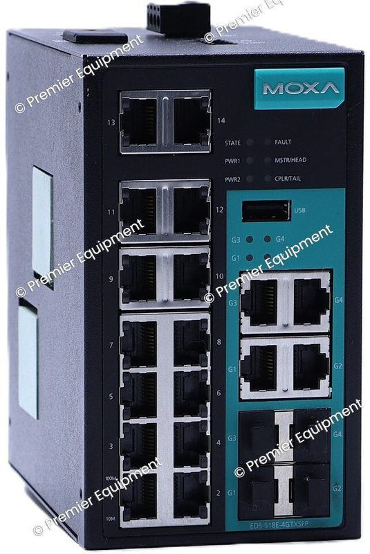 IIoT-устройство Moxa EDS-518E-4GTXSFP