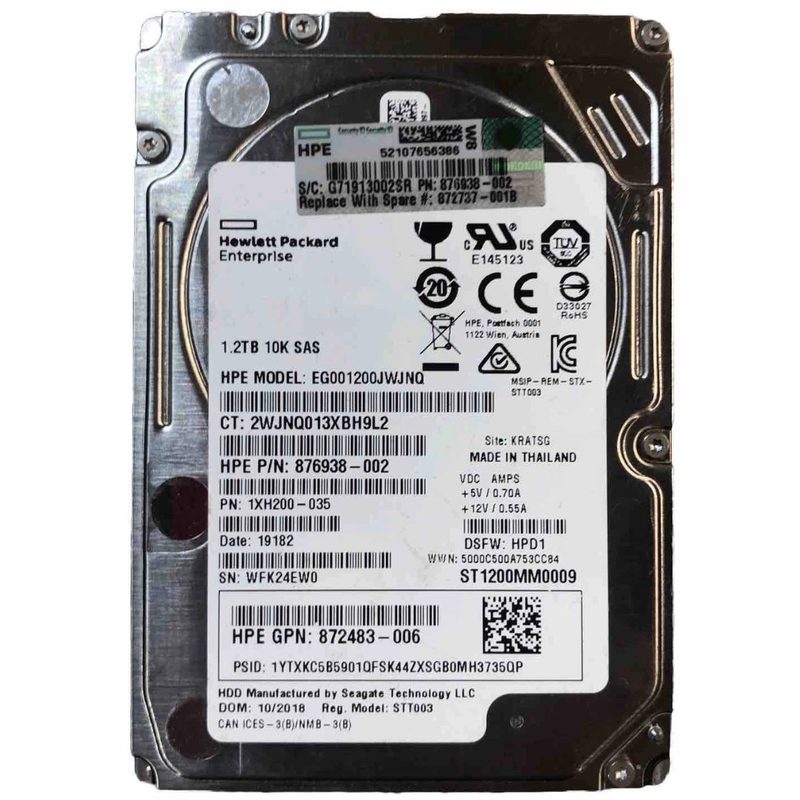 Жёсткий диск HPE EG001200JWJNQ
