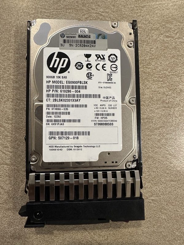 Жёсткий диск HPE EG0900FBLSK