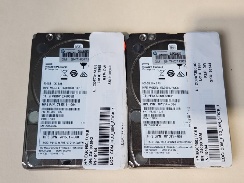 Жёсткий диск HPE EG0900JFCKB