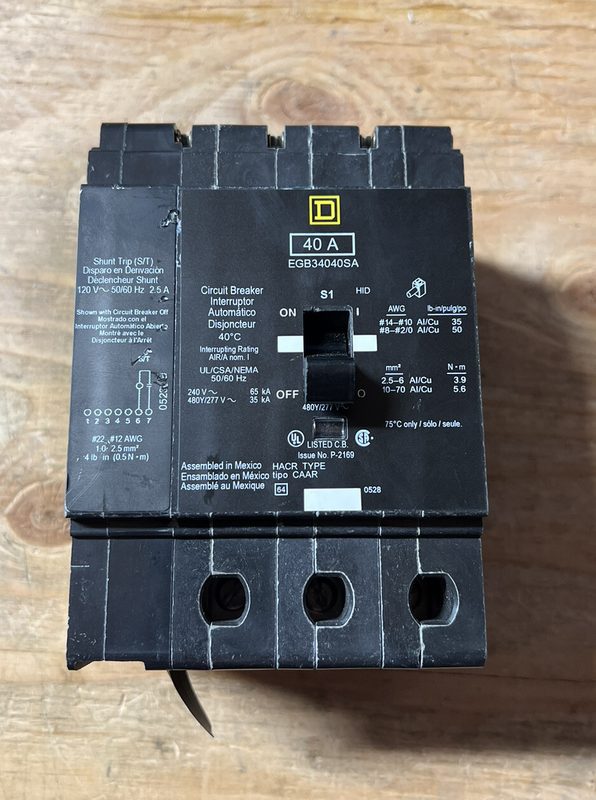 Автоматический выключатель EGB34040SA