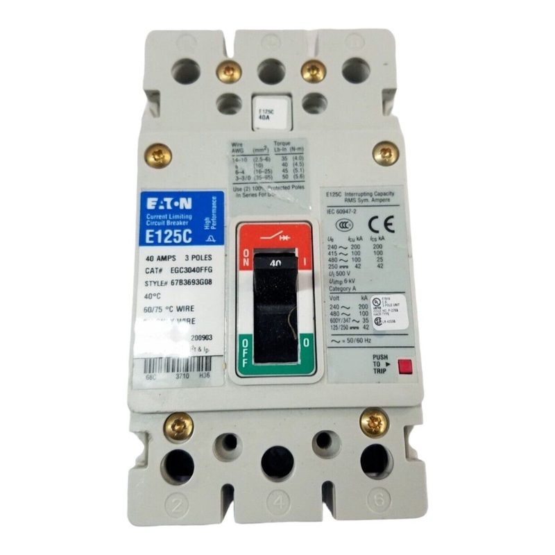Автоматический выключатель Eaton EGC3040FFG