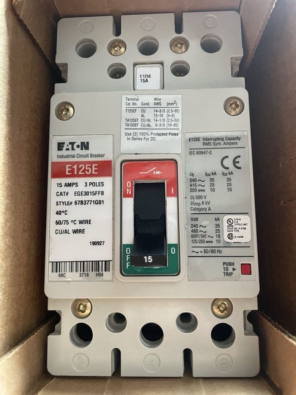 Автоматический выключатель Eaton EGE3015FFG