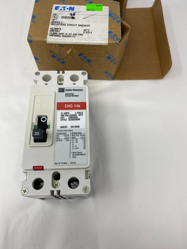 Автоматический выключатель Eaton EHD2035L
