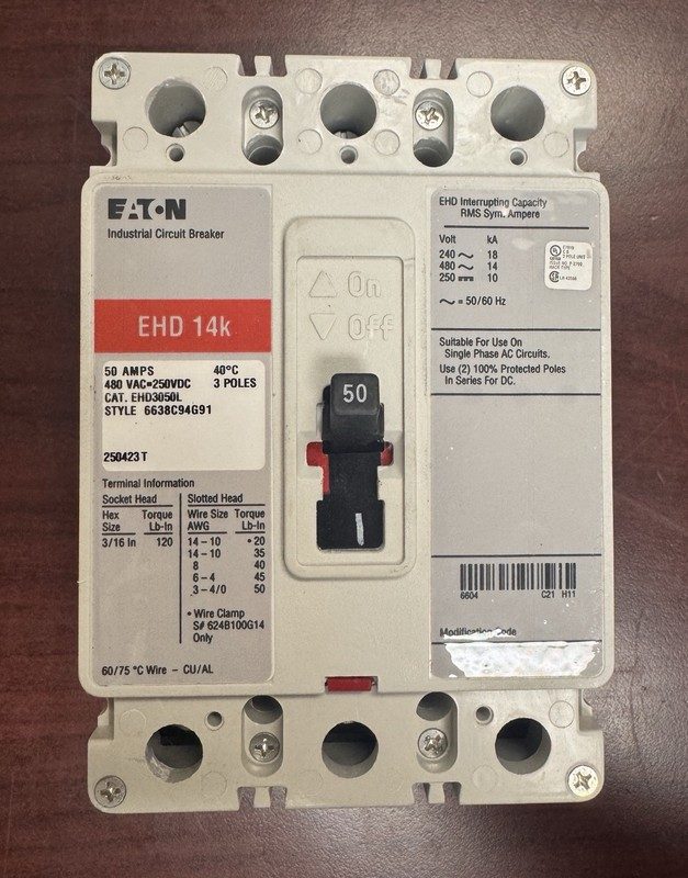 Автоматический выключатель Eaton EHD3050