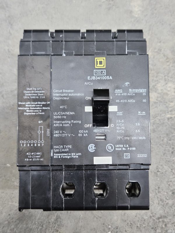 Автоматический выключатель EJB34100SA