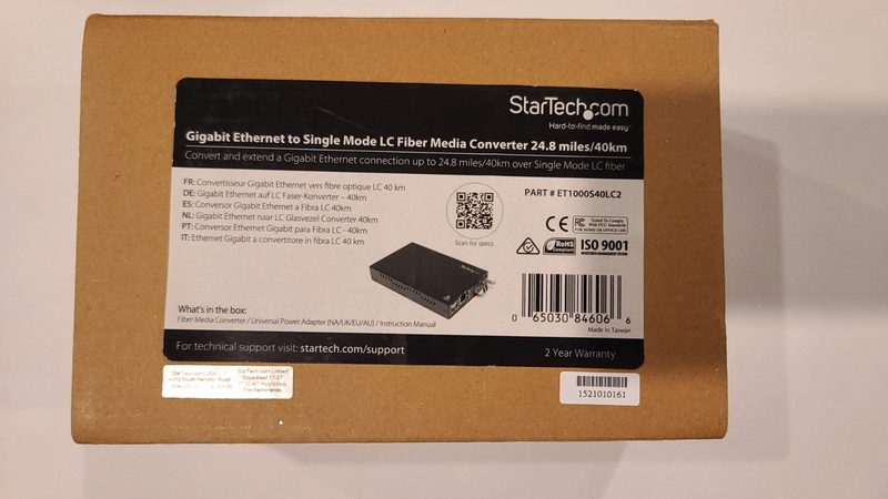 Медиаконвертер StarTech ET1000S40LC2