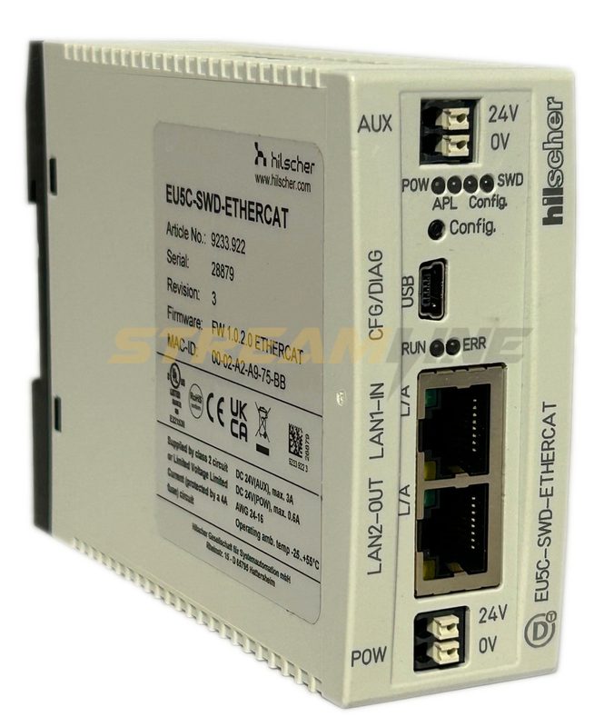 Шлюз полевой шины Eaton EU5C-SWD-ETHERCAT