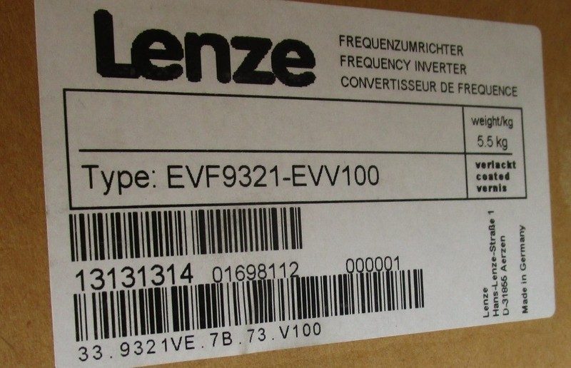 Частотный преобразователь Lenze EVF9321-EVV100