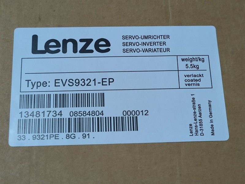 Сервопривод Lenze EVS9321-EP
