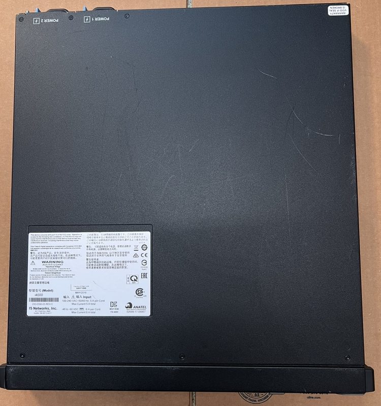 Балансировщик нагрузки F5-BIG-IP-I4000