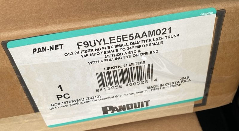 СКС-оборудование Panduit F9UYLE5E5AAM021
