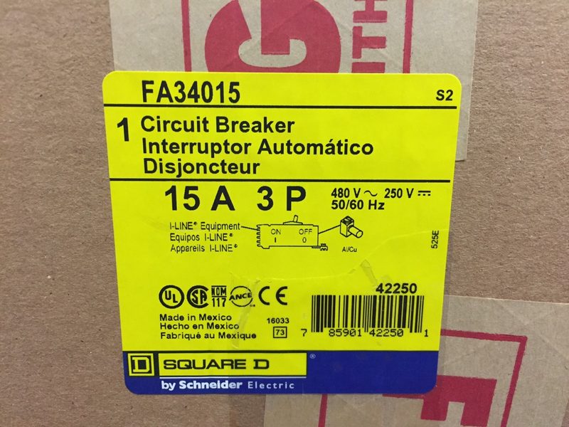 Автоматический выключатель Schneider FA34015
