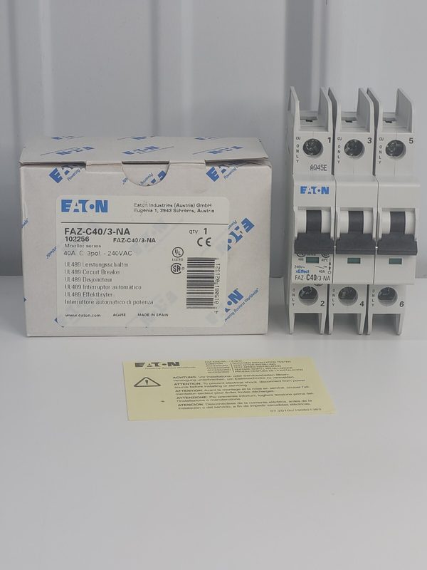 Автоматический выключатель Eaton FAZ-C40/3-NA