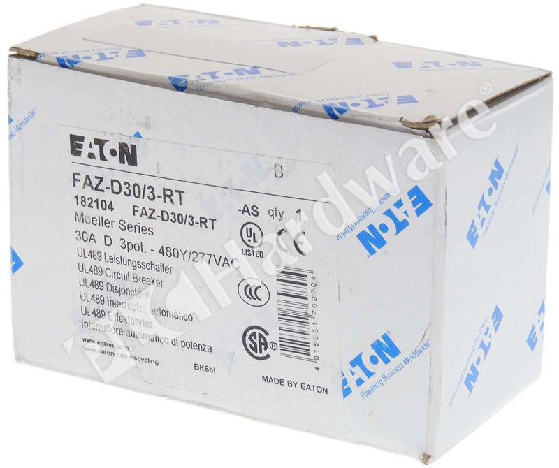 Автоматический выключатель Eaton FAZ-D30/3-RT