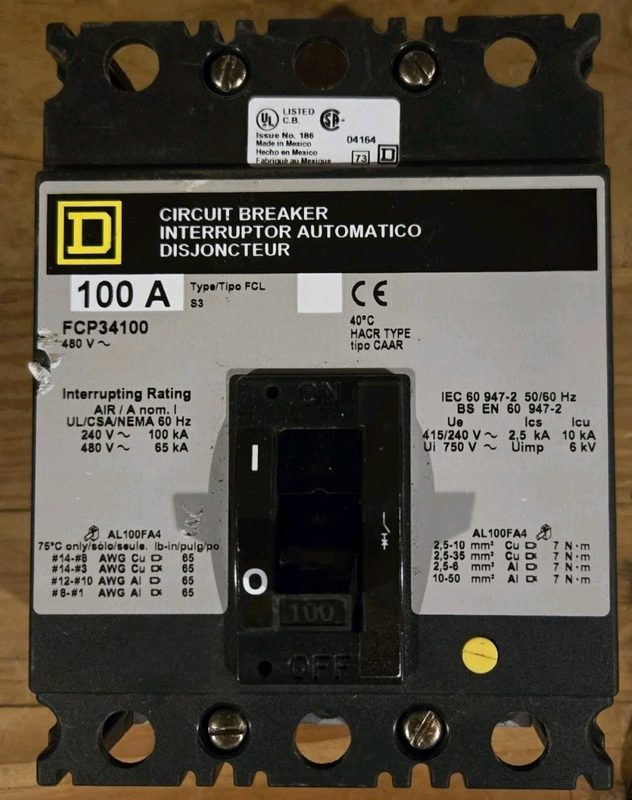 Автоматический выключатель FCP34100