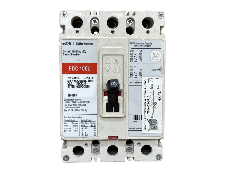 Автоматический выключатель Eaton FDC3225
