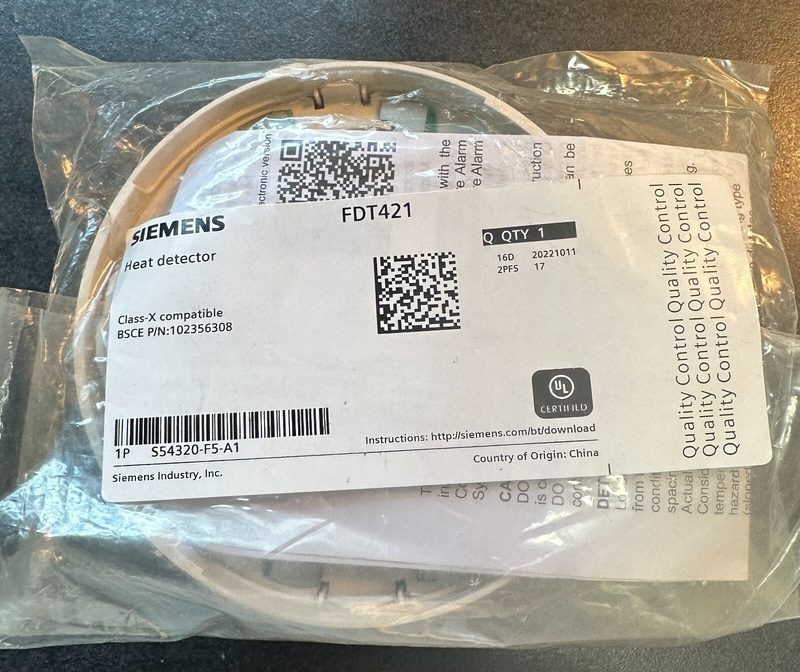 Оборудование пожарной сигнализации Siemens FDT421