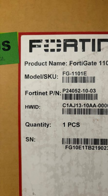 Межсетевой экран Fortinet FG-1101E