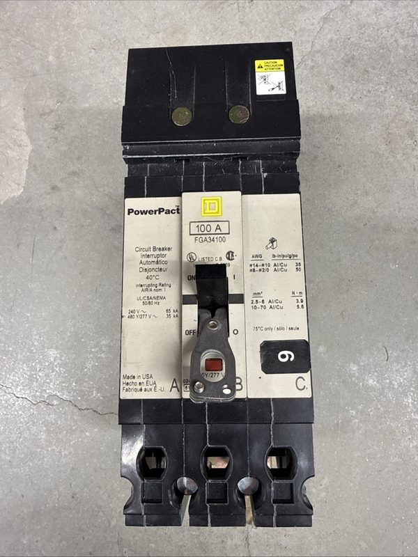 Автоматический выключатель FGA34100