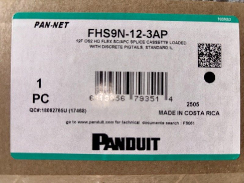 Оптическая кассета Panduit FHS9N-12-3AP