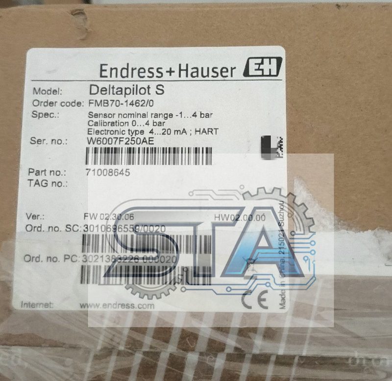 Датчик давления Endress+Hauser FMB70-1462/0