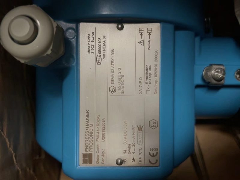 Ультразвуковой датчик Endress+Hauser FMU41-1RB2A2