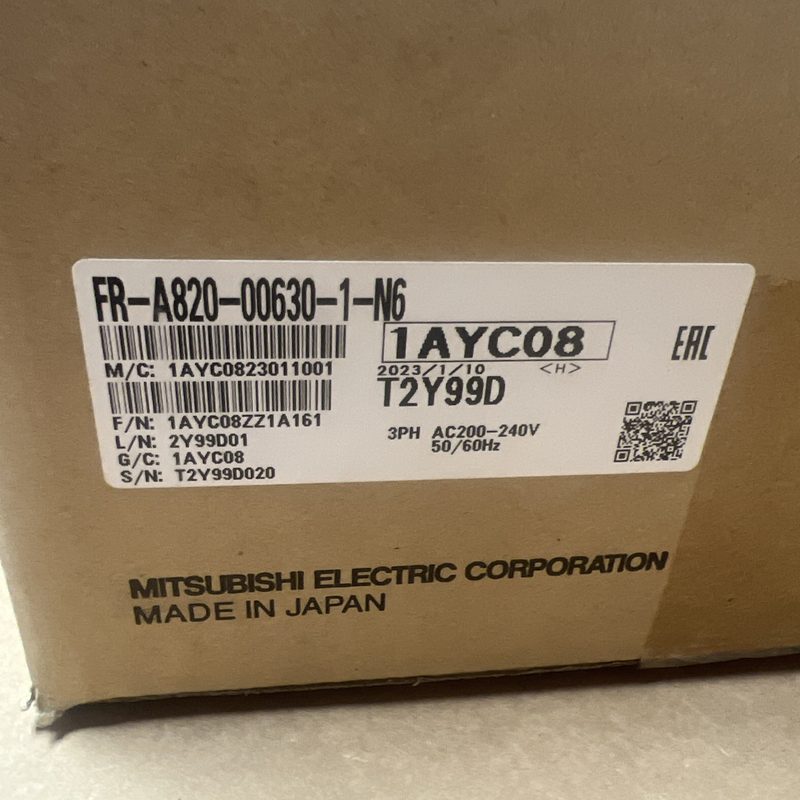 Частотный преобразователь Mitsubishi FR-A820-00630-1-N6