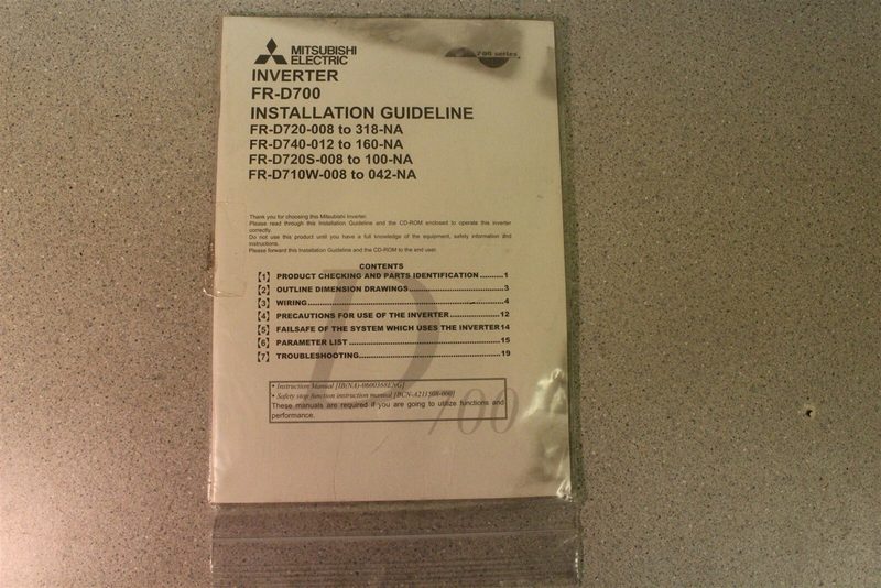 Частотный преобразователь Mitsubishi FR-D700